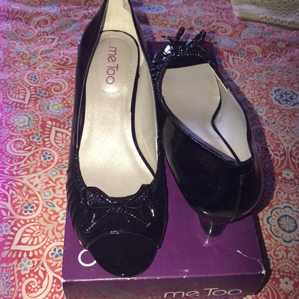....Me too open toe wedges